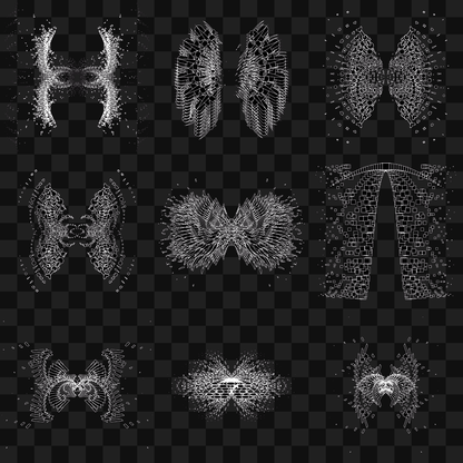 Beta frag quad wingset asset pack / 9 loops