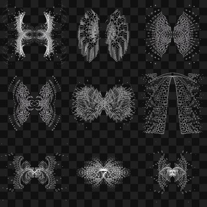 Beta frag quad wingset asset pack / 9 loops