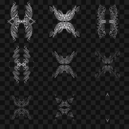 Epsilon frag quad wingset asset pack / 9 loops