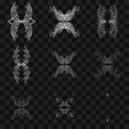 Epsilon frag quad wingset asset pack / 9 loops