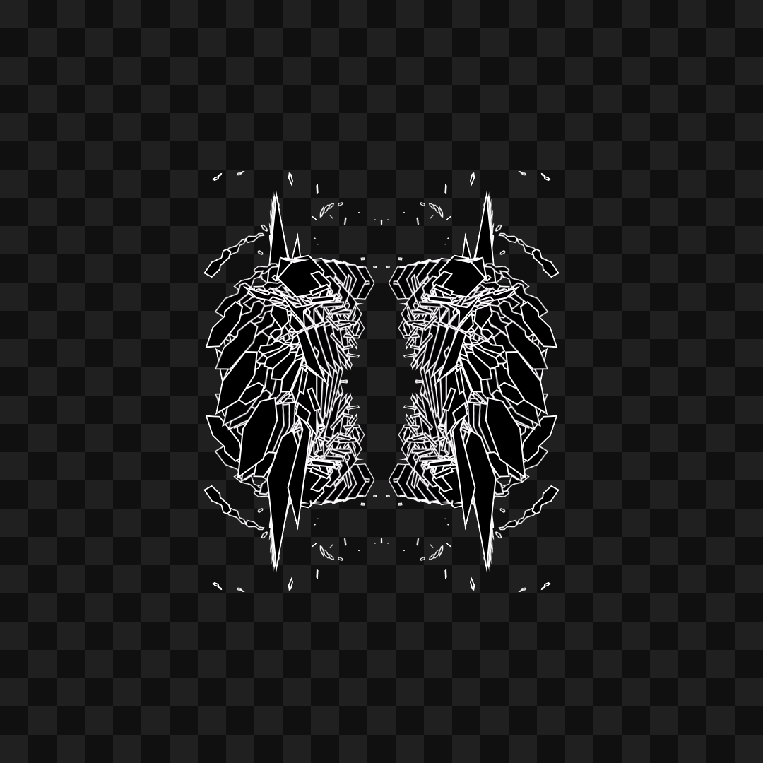 Gamma frag quad wingset asset pack / 8 loops