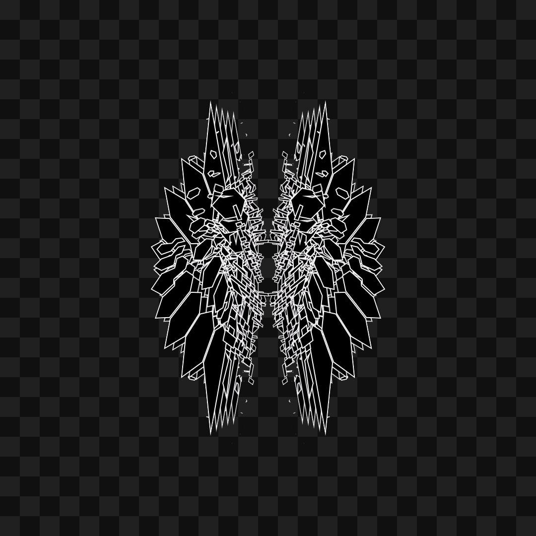 Gamma frag quad wingset asset pack / 8 loops