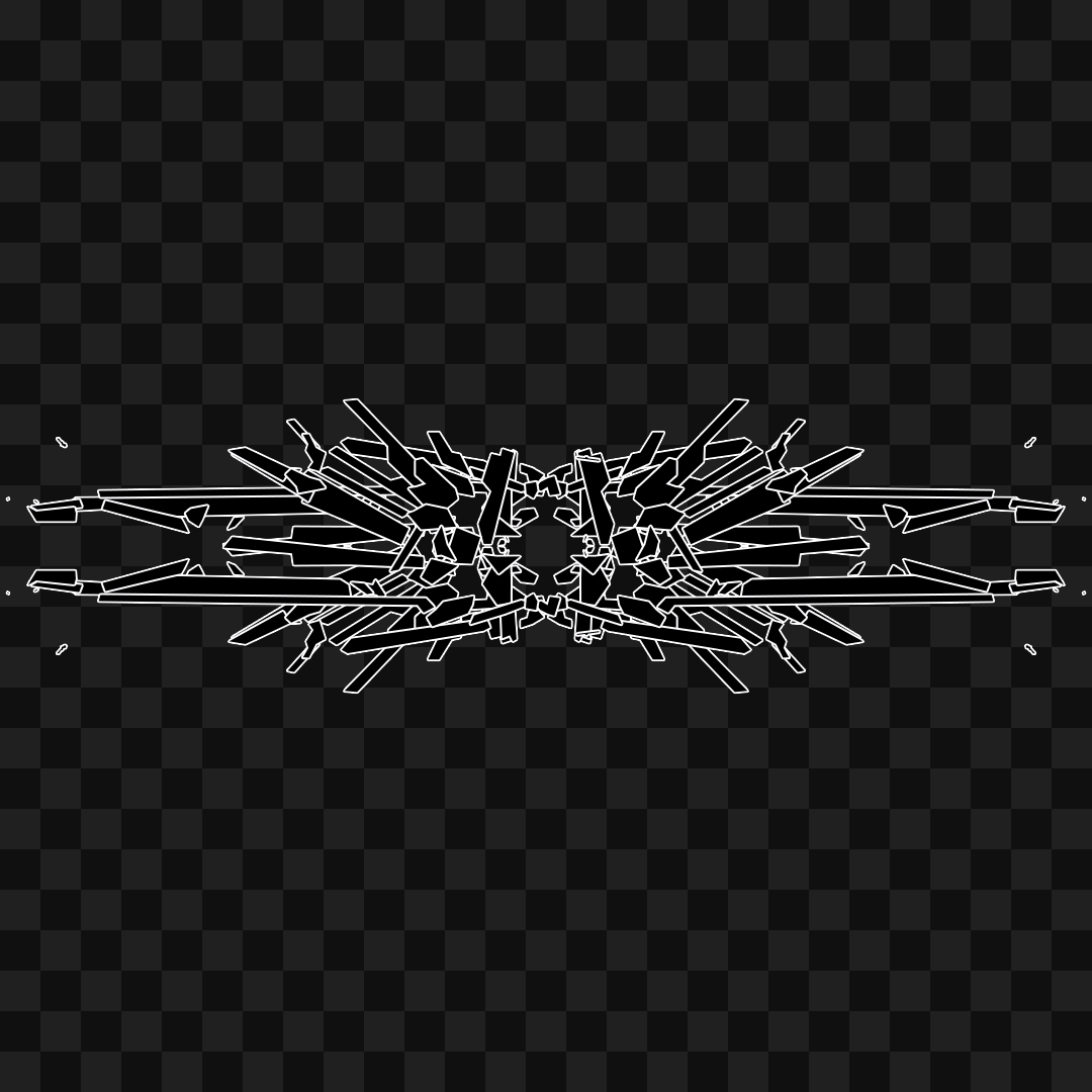 Gamma frag quad wingset asset pack / 8 loops