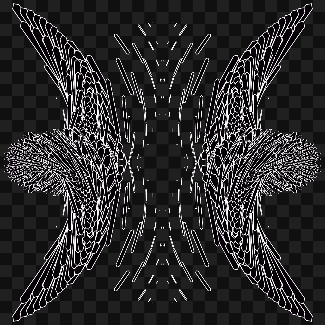 Iota frag quad wingset asset pack / 9 loops