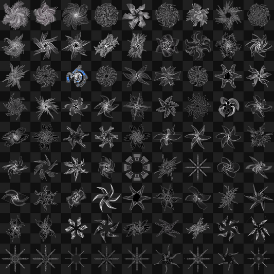 Star wingset asset bundle / 82 loops