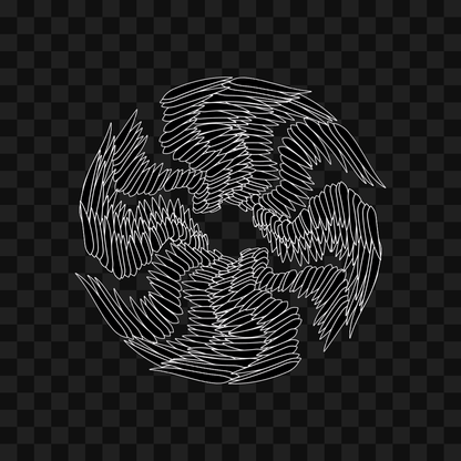 Feather star wingset asset pack / 10 loops