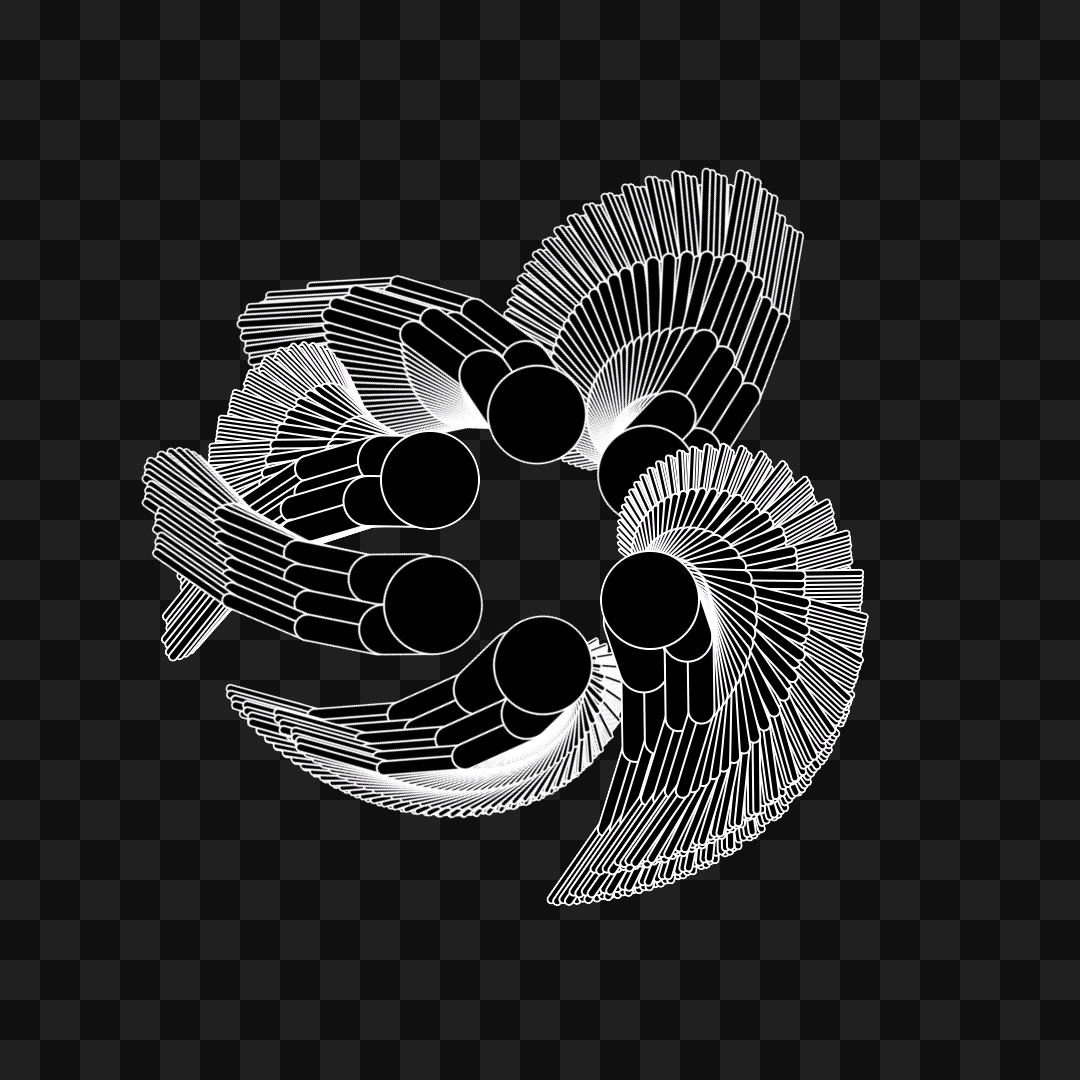 Feather star wingset asset pack / 10 loops