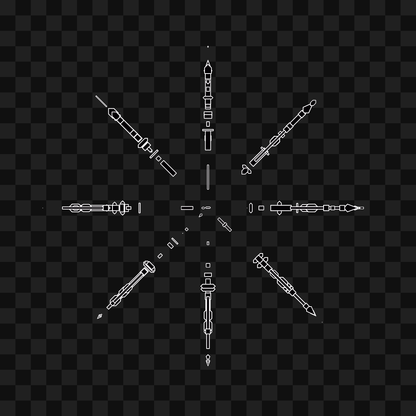Wheel star wingset asset pack / 10 loops