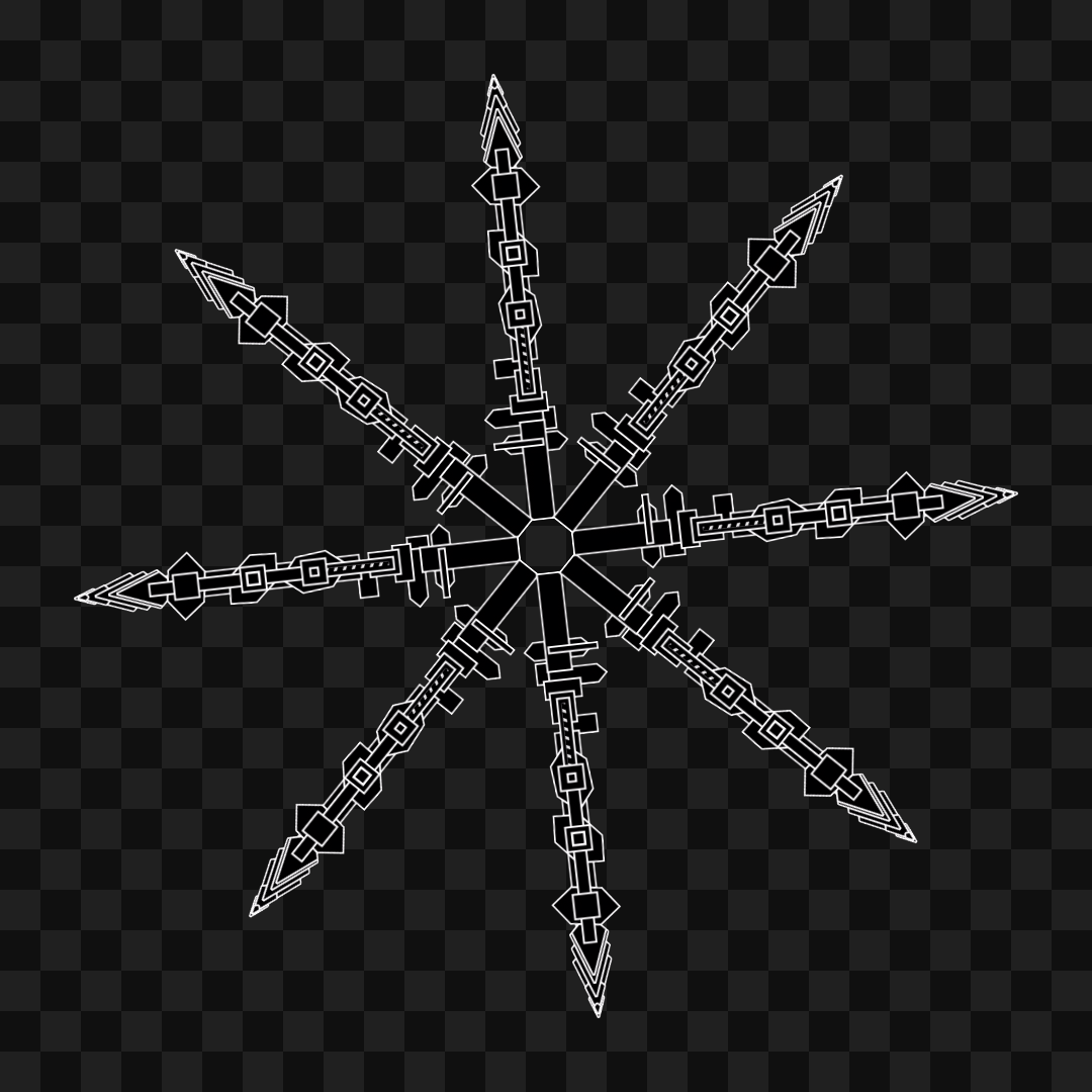 Wheel star wingset asset pack / 10 loops