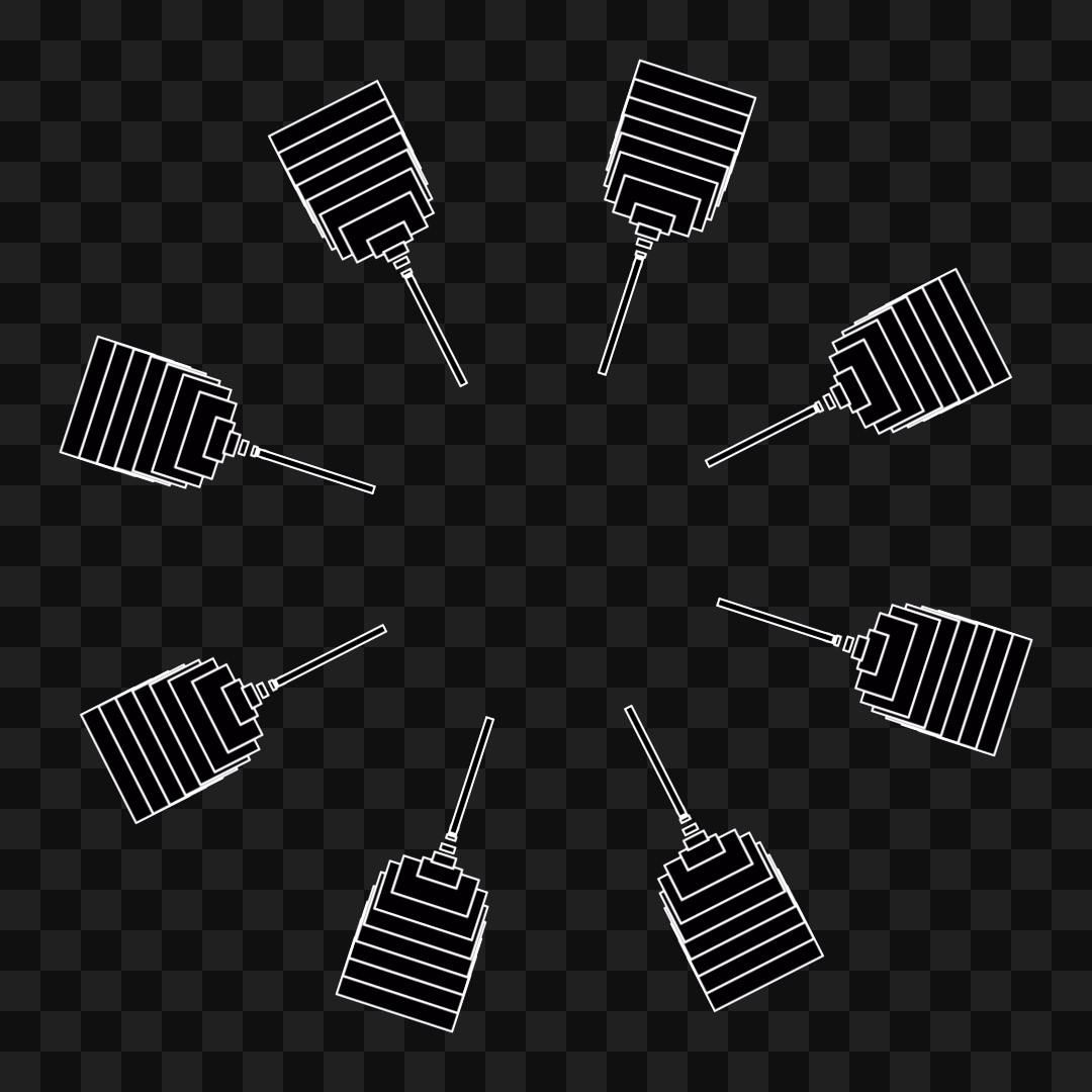 Wheel star wingset asset pack / 10 loops