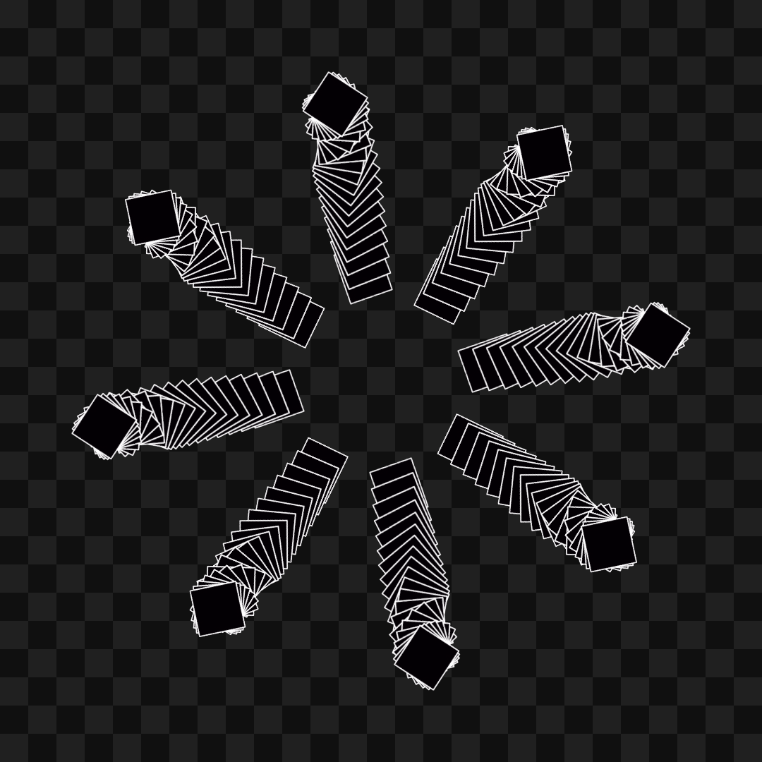 Wheel star wingset asset pack / 10 loops