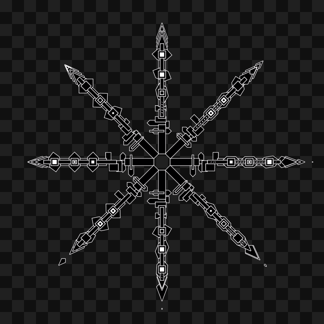 Wheel star wingset asset pack / 10 loops