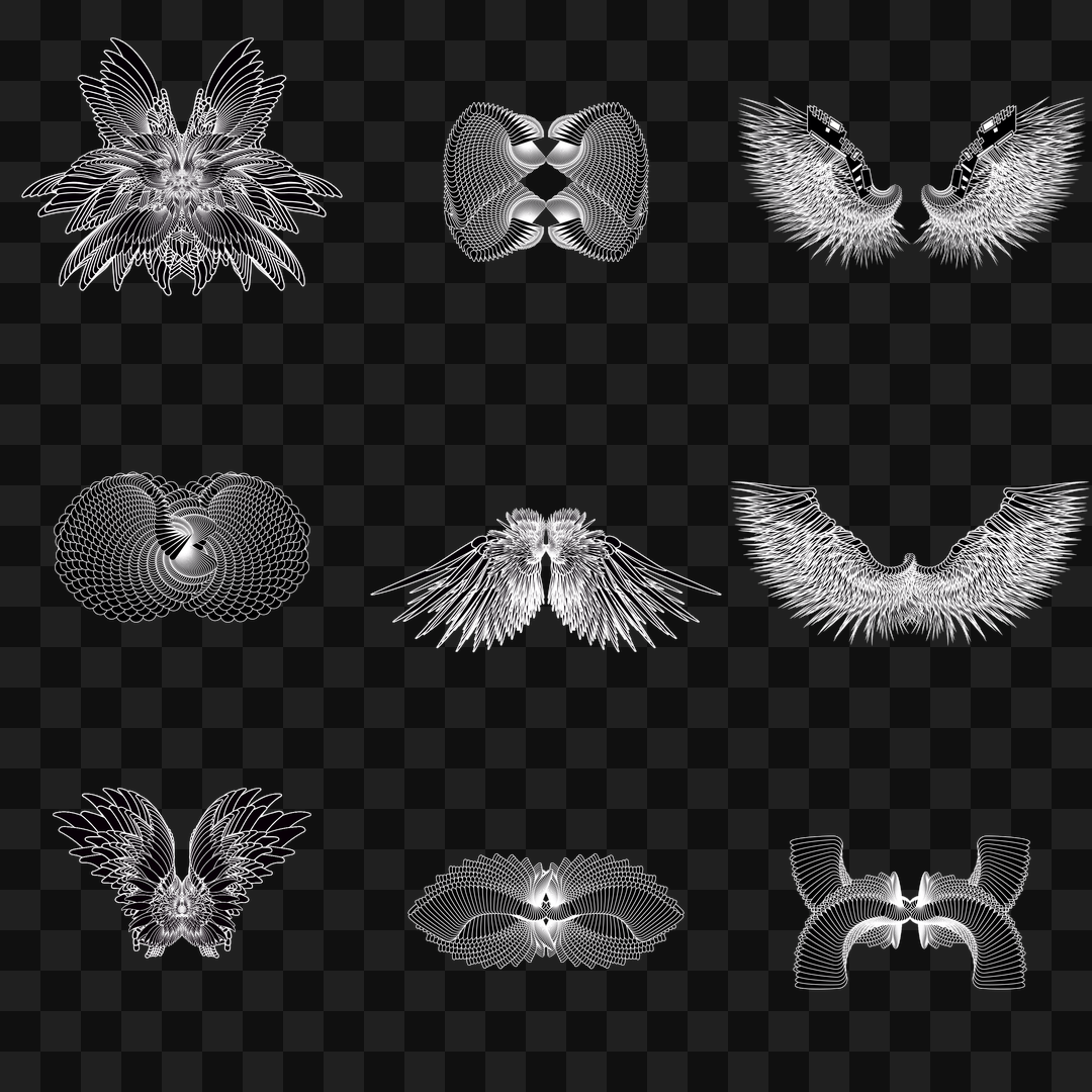 Beta sym wingset asset pack / 10 loops