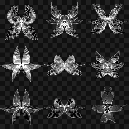 Gamma sym wingset asset pack / 11 loops