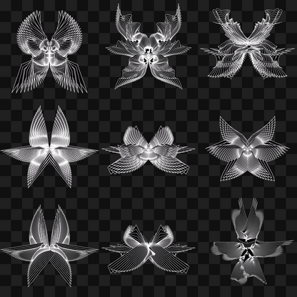 Gamma sym wingset asset pack / 11 loops