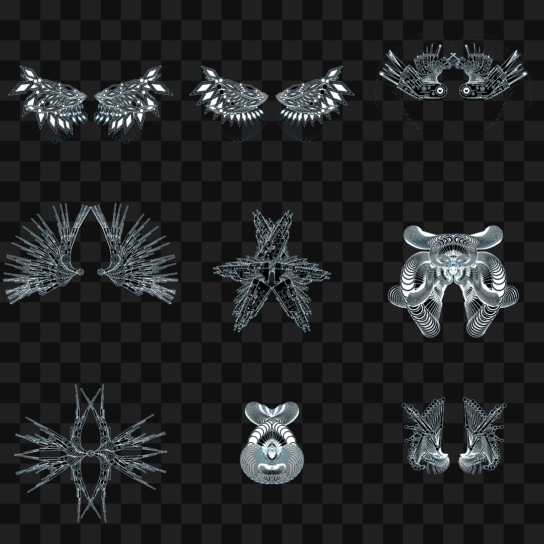 Iota sym wingset asset pack / 10 loops