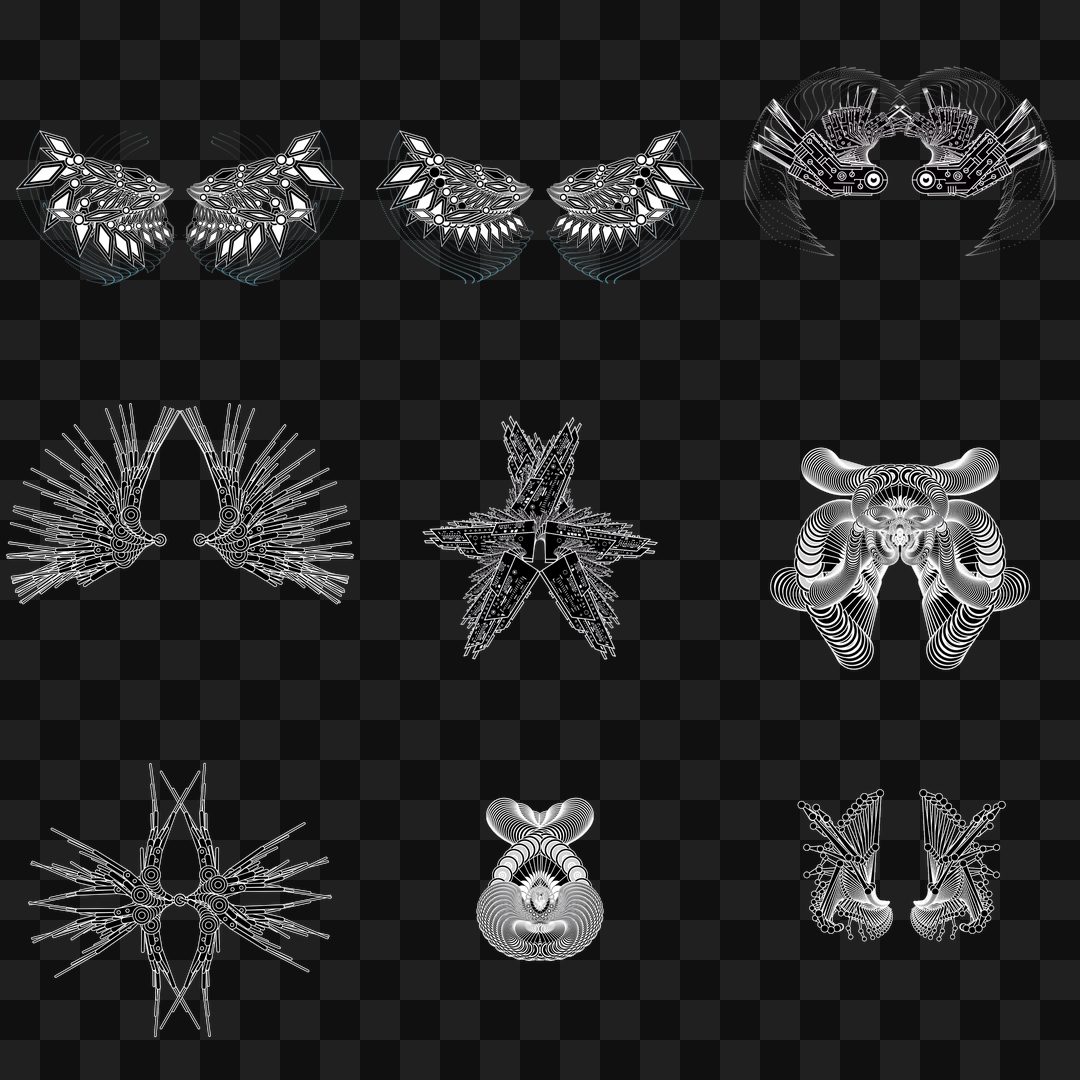 Iota sym wingset asset pack / 10 loops