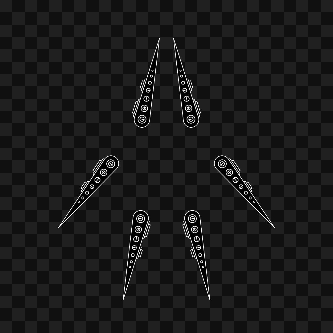 Theta sym wingset asset pack / 11 loops