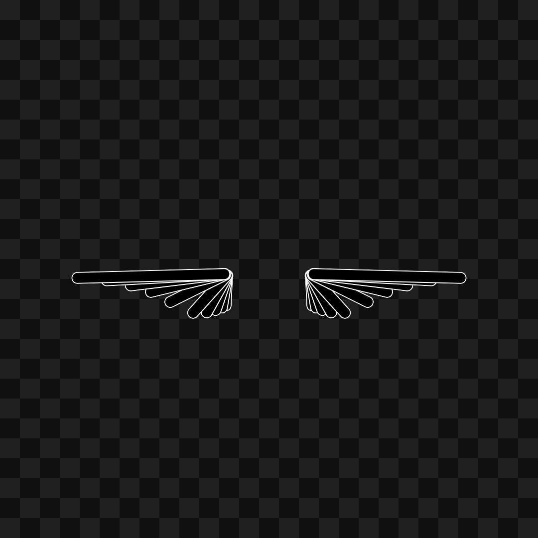 Theta sym wingset asset pack / 11 loops