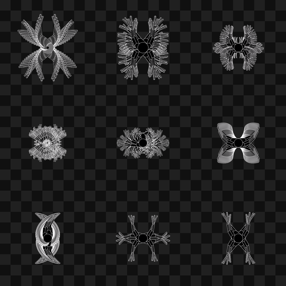 Tube sym wingset asset pack / 10 loops