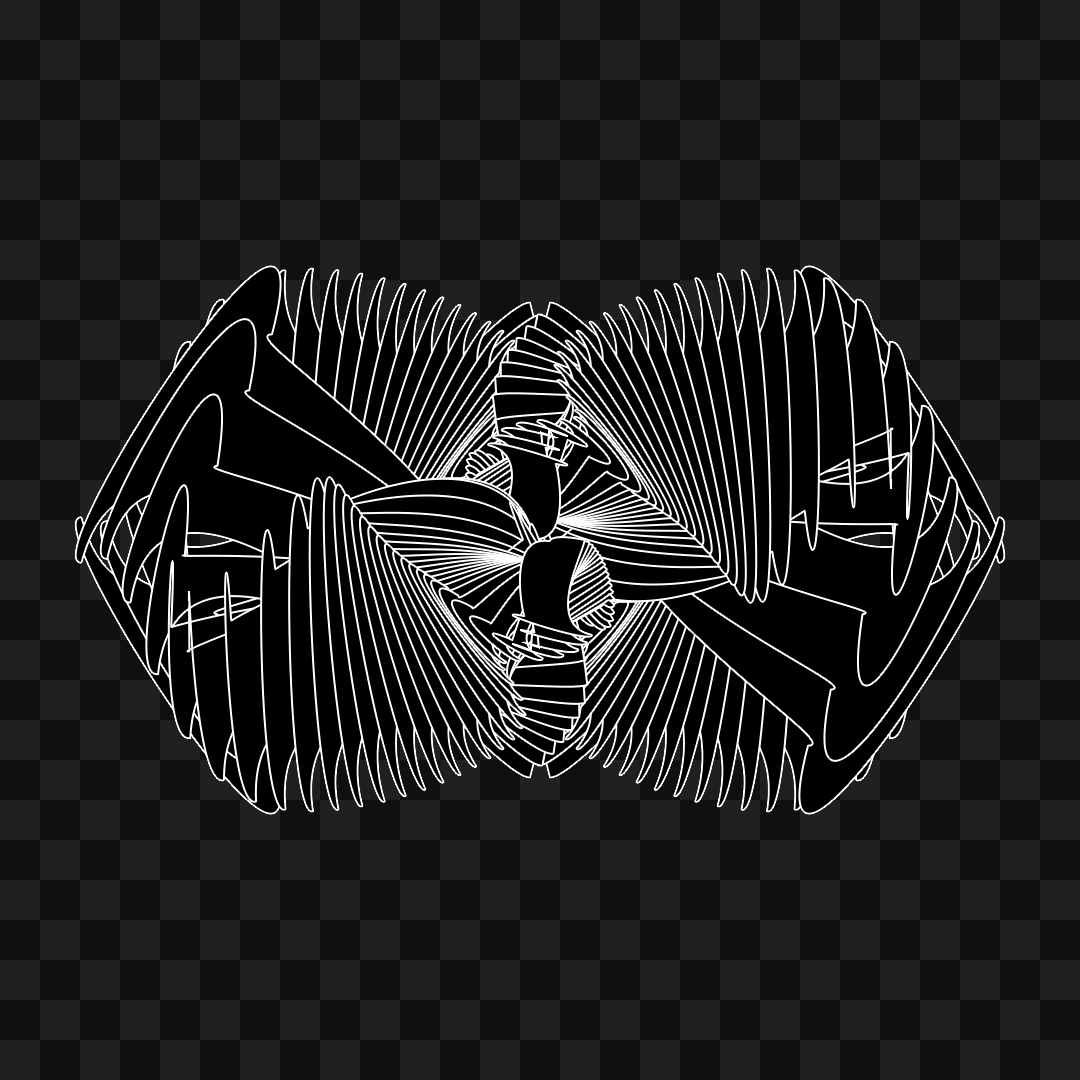 Alpha sym warp wingset asset pack / 13 loops