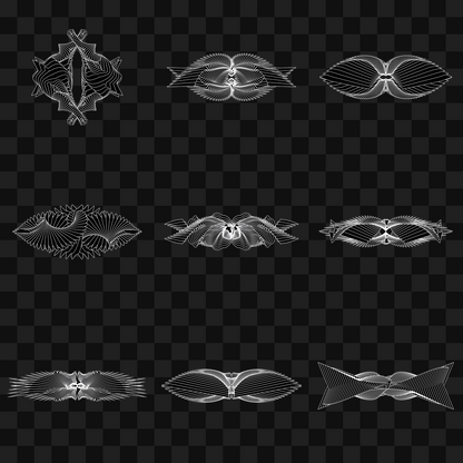 Beta sym warp wingset asset pack / 9 loops